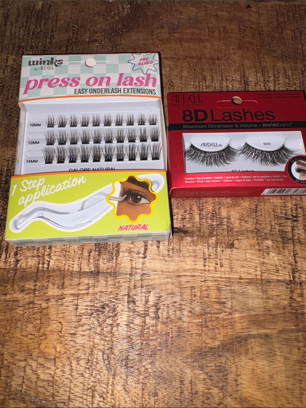 Ardell Press-On Lash Clusters & 8D Strip Lashes - Black